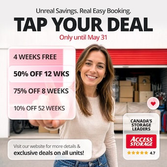 Access Storage - Orangeville Promotion